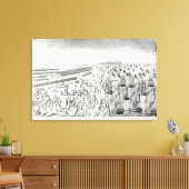 Surrender in Yorktown, 1781 Canvas Afdruk (Insitu (Woonkamer))