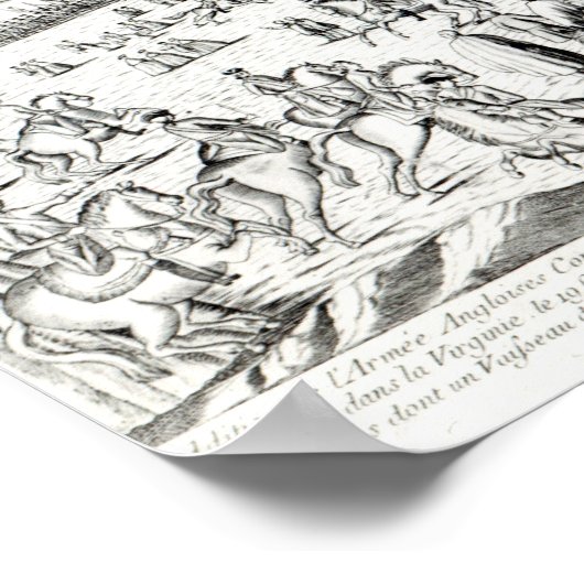 Surrender in Yorktown, 1781 Poster (Hoek)