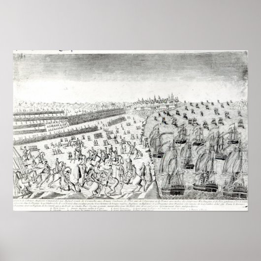 Surrender in Yorktown, 1781 Poster (Voorkant)