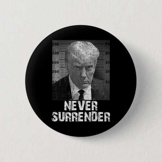 Surrender Pro Trump Ronde Button 5,7 Cm (Voorkant)