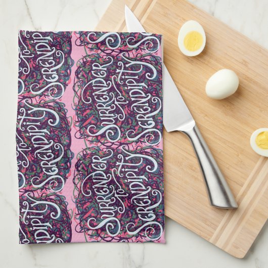 Surrender to Serendipity Theedoek (Quarter Fold)