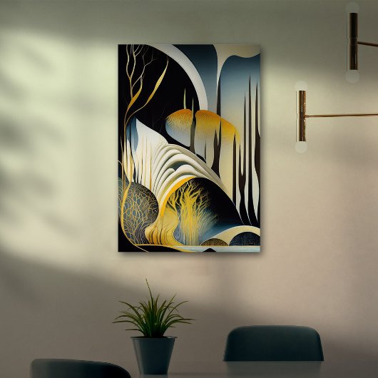 Surreus Forest Canvas Afdruk