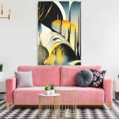 Surreus Forest Canvas Afdruk (Insitu (Woonkamer))