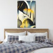 Surreus Forest Canvas Afdruk (Insitu (Slaapkamer))