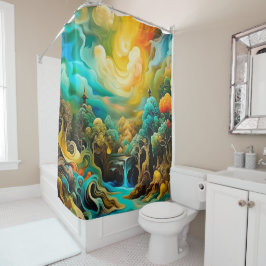 Surreus Forest Douchegordijn