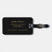 Surreus twee paarden schilderen. bagagelabel (Achterkant horizontaal)