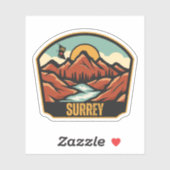Surrey, British Columbia Sticker (Vel)