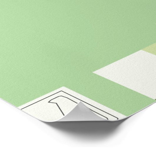 Surrey Canada kaart Poster (Hoek)