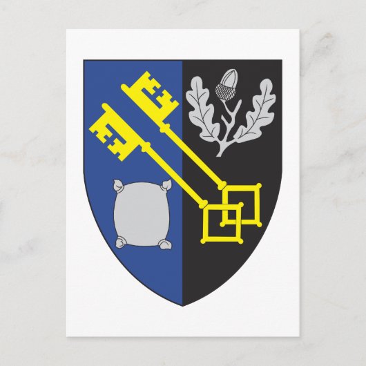 Surrey Coat of Arms Briefkaart (Voorkant)