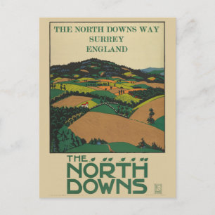 Surrey England North Downs Way Travel Briefkaart