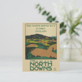  Surrey England North Downs Way Travel Briefkaart (Staand voorkant)
