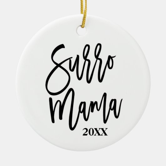 Surrogaat kerstcadeau Ornament (Voorkant)