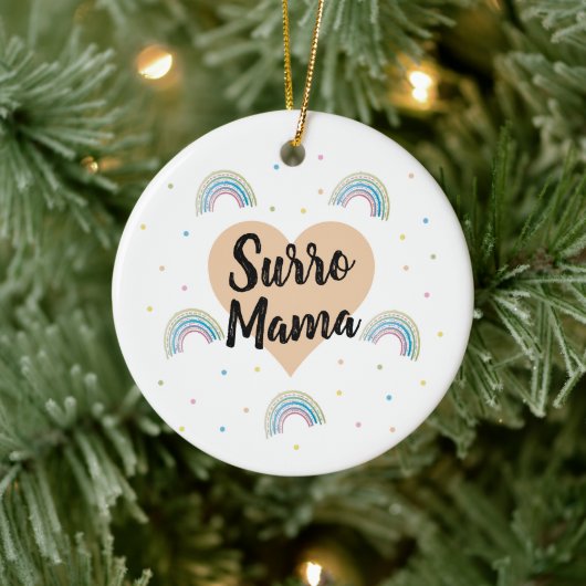 Surrogaat Surro Mama Regenboog Baby Ornament (Boom)