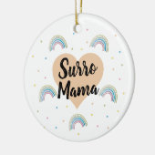 Surrogaat Surro Mama Regenboog Baby Ornament (Links)