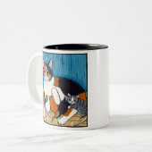 Surrogaatmoeder | Mok voor katten- en Kittens-kuns (Voorkant links)