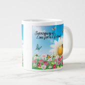 Surrogantie is liefde voor leven grote koffiekop (Voorkant rechts)