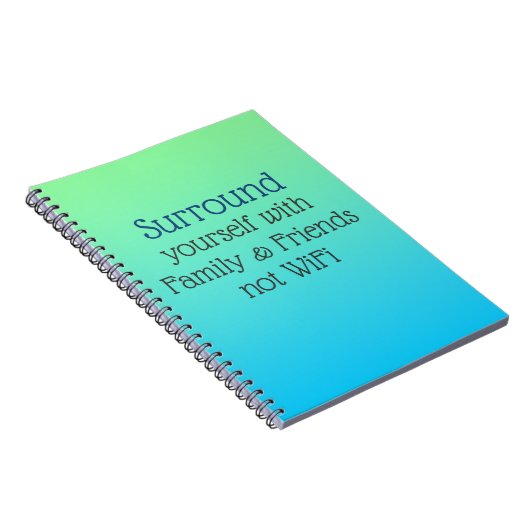 Surround jezelf Good Vibes message Notitieboek (Rechterzijde)