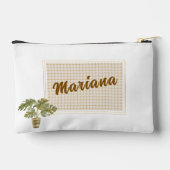 Surrounded by Abundance and Peace Canvas Bag Etui (Achterkant)