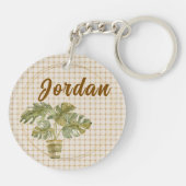 Surrounded by Abundance and Peace Keychain (Achterkant)