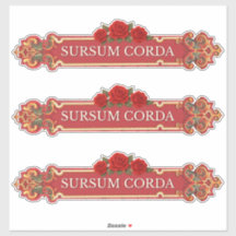 Sursum Corda Vintage Roos Katholiek 