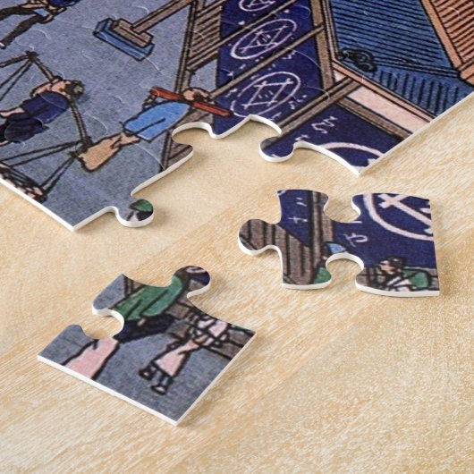 Suruga-chō (す る 賀 ふ) legpuzzel (Zijkant)