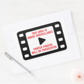 Surveillance Warning Sticker (Envelop)