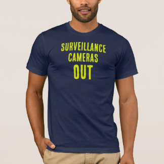 Surveillancecamera's Uit t-shirt
