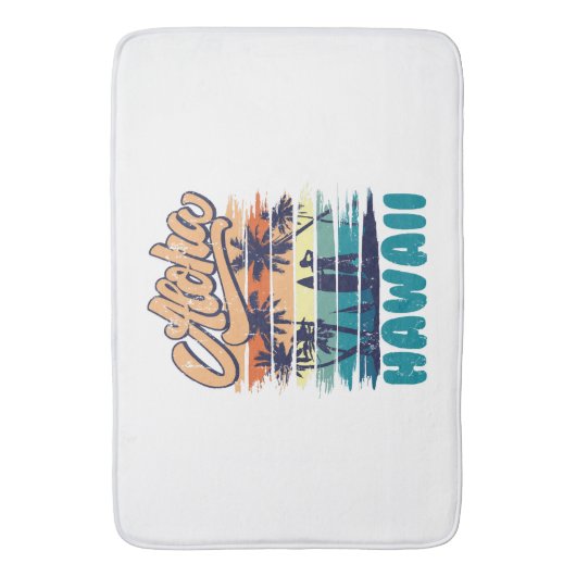 Surven - Aloha Hawaii Badmat (Voorkant Verticaal)