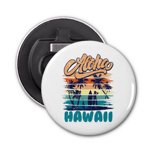 Surven - Aloha Hawaii Button Flesopener (Voorkant)