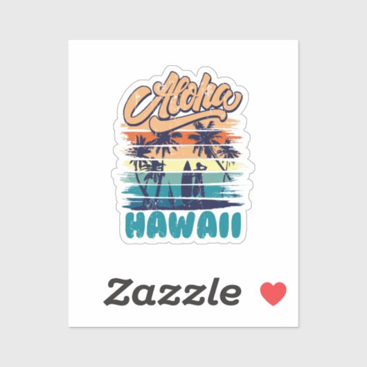 Surven - Aloha Hawaii Sticker (Vel)
