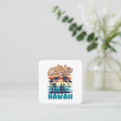 Surven - Aloha Hawaii Vierkante Visitekaartje (Staand voorkant)