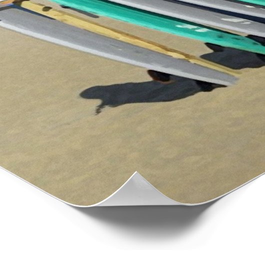 Surven Asbury Park NJ Beach Poster (Hoek)