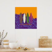 surven avonturen, stranddecor poster (Keuken)