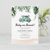 Surven Baby shower Kaart (Staand voorkant)
