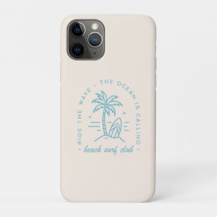 Surven Beach Club Surfen Oceaan Esthetische quotes Case-Mate iPhone Case