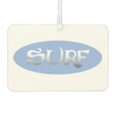 Surven blauw ovaal auto luchtverfrisser (Achterkant)