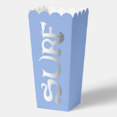 Surven blauw verticaal popcorn dozen bedankdoosjes (Voorkant)
