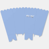 Surven Blauwe Popcorn dozen Bedankdoosjes (Ongevouwen)