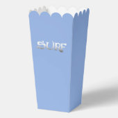 Surven Blauwe Popcorn dozen Bedankdoosjes (Voorkant)