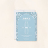Surven Board Baby shower - Aangepaste genderneutra Kaart