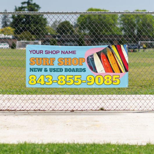 Surven Board Shop Custom Banner (Insitu)