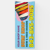 Surven Board Shop Custom Banner (Verticaal)