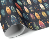 Surven Boards op zwart Cadeaupapier (Rol Hoek)