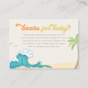 Surven boeken voor Baby Kaart   SURF BABY SHOWER