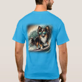 SURVEN Boy langharige Chihuahua T-shirt (Achterkant)