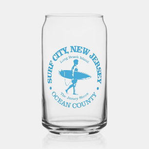 Surven City (surfer) Blikvorm Glas