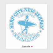 Surven City (surfer) Sticker (Vel)