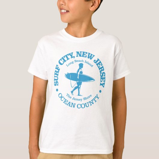 Surven City (surfer) T-shirt (Voorkant)
