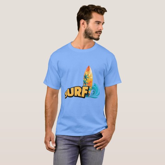 Surven Cool Beach Surf T-shirt (Voorkant volledig)