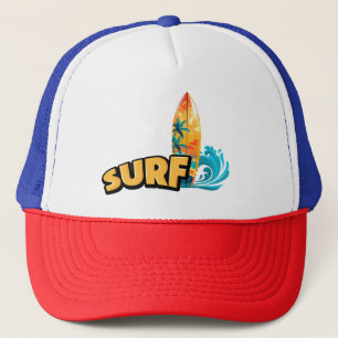 Surven Cool Beach Surf Trucker Pet